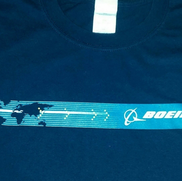 vintage Boeing Space Aerospace Logo t shirt - Picture 1 of 3